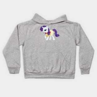 Rarity in a cute little dress Kids Hoodie